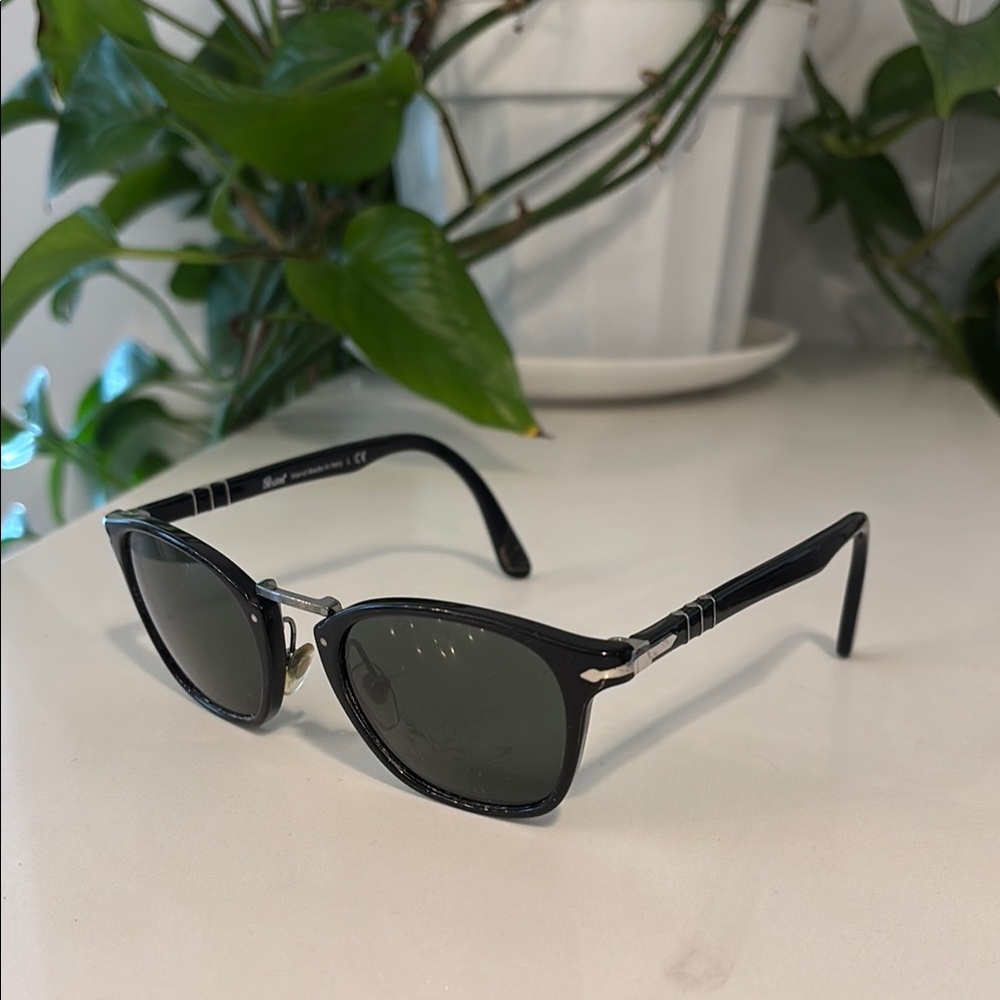Persol Black Sunglasses - Typewriter Edition
